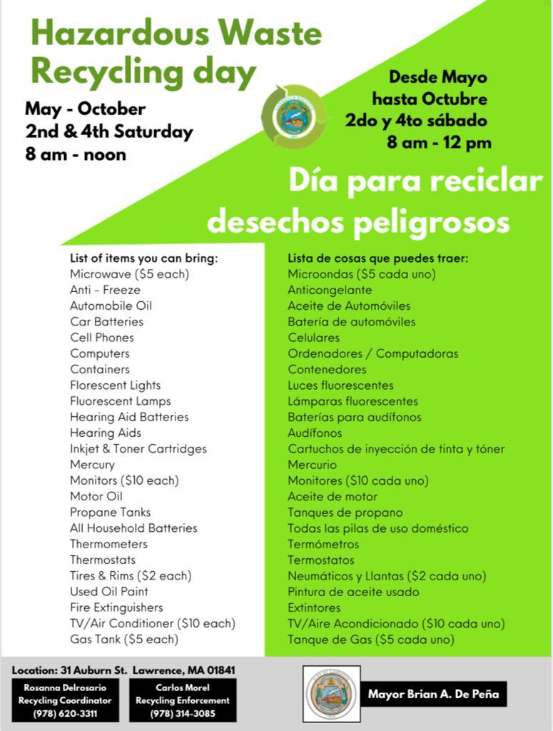 Hazardous Recycling Day