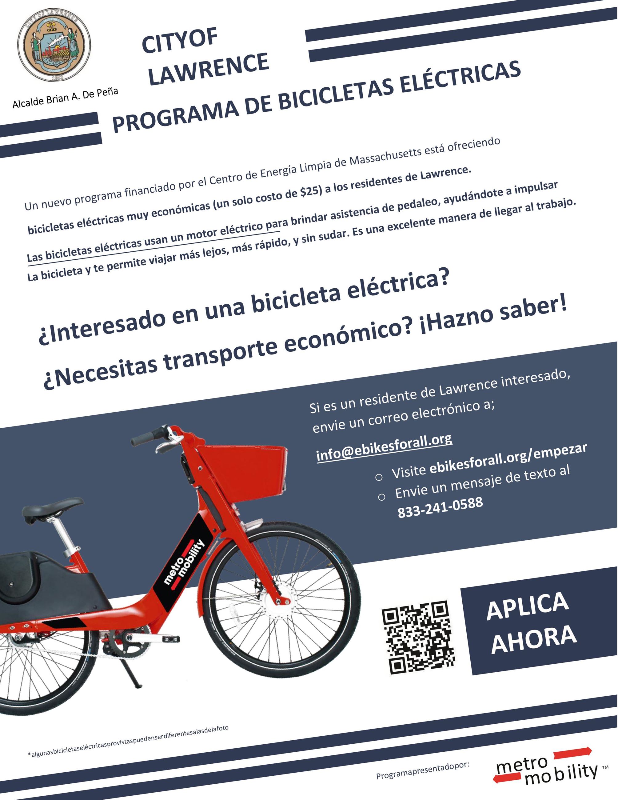 Lawrence SPANISH E-Bike Flier 