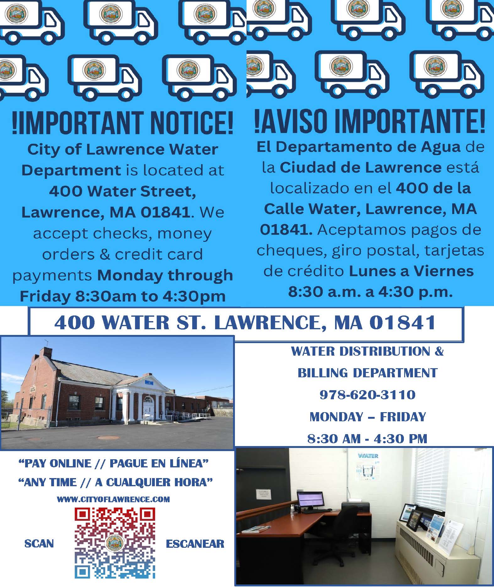 Flyer - Water Dept. Relocation (3rd Revision)