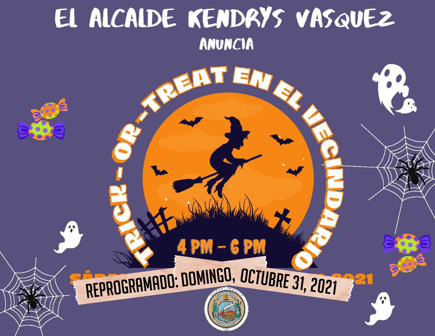 esp - New Trick-or-Treat date - 10-31-21