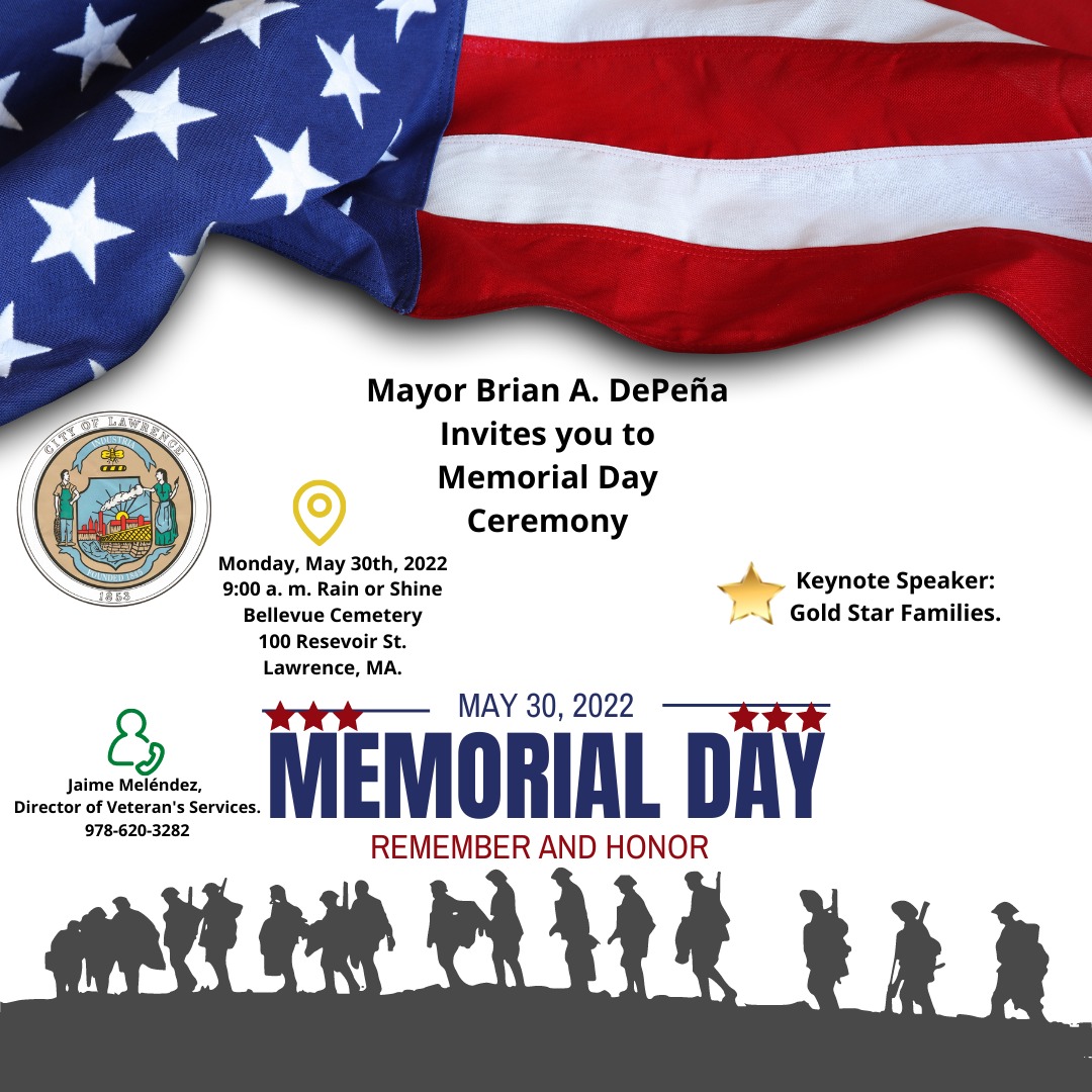 Memorial Day May 30th