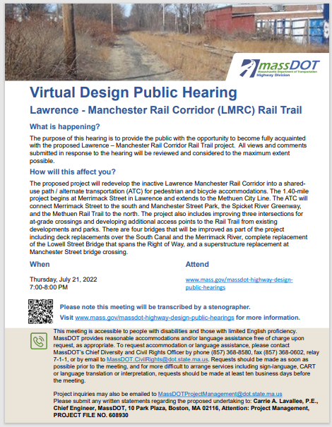 Virtual Design Public Hearing